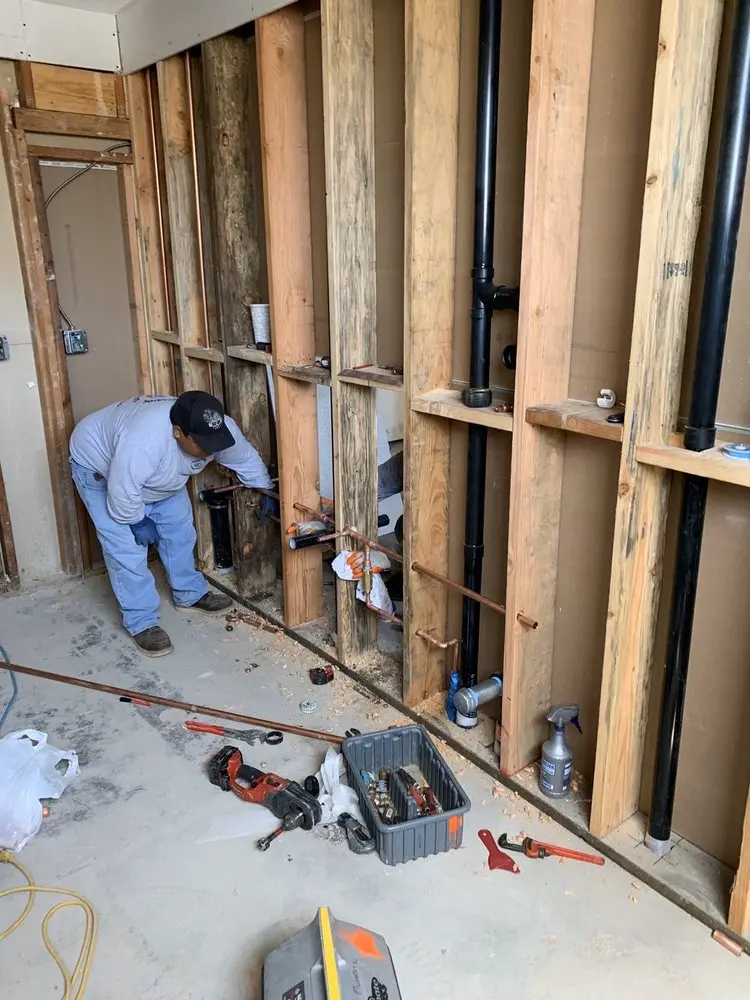 Commercial rough-in plumbing for Water Heater Replacement in Lake Hopatcong